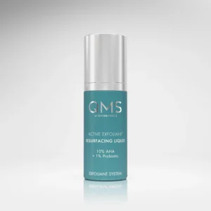 QMS 10% AHA Exfoliant Resurfacing Liquid 30ml voor huidvernieuwing en een stralende huid bij doolaardsbeauty